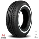 فروش لاستیک کندا سایز 205/75R14 مدل KR33 دور سفید با قیمت مناسب