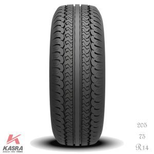 لاستیک کندا سایز 205/75R14 مدل KR33 دور سفید