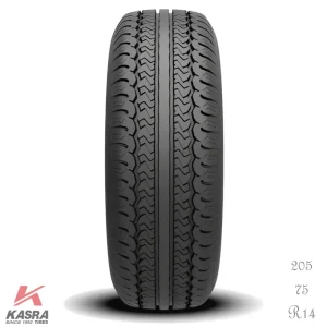لاستیک کندا سایز 205/75R14 مدل KR33 دور سفید