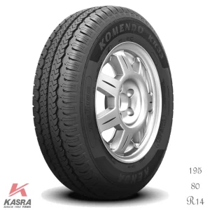 فروش لاستیک کندا سایز 195R14 مدل KR33 (KOMENDO) 8PR با قیمت مناسب
