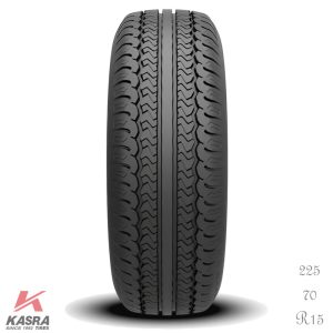 قیمت لاستیک کندا سایز 225/70R15 مدل KR33 دور سفید
