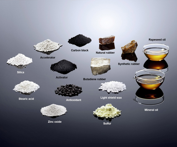 Raw materials for automobile tire production Raw materials for automobile tire production