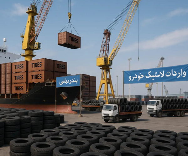واردات لاستیک خودرو وزارت صمت در تلاش برای حفظ ظرفیت تولید تایر کشور